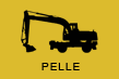 engin porteur pelle � pneus et � chenilles